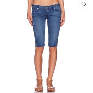 Hudson Distressed Viceroy Bermuda Shorts